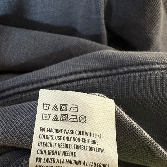 American Eagle Men’s Hoodie Sweatshirt Blue Graphic Logo Pullover Size M - Picture 10 of 11